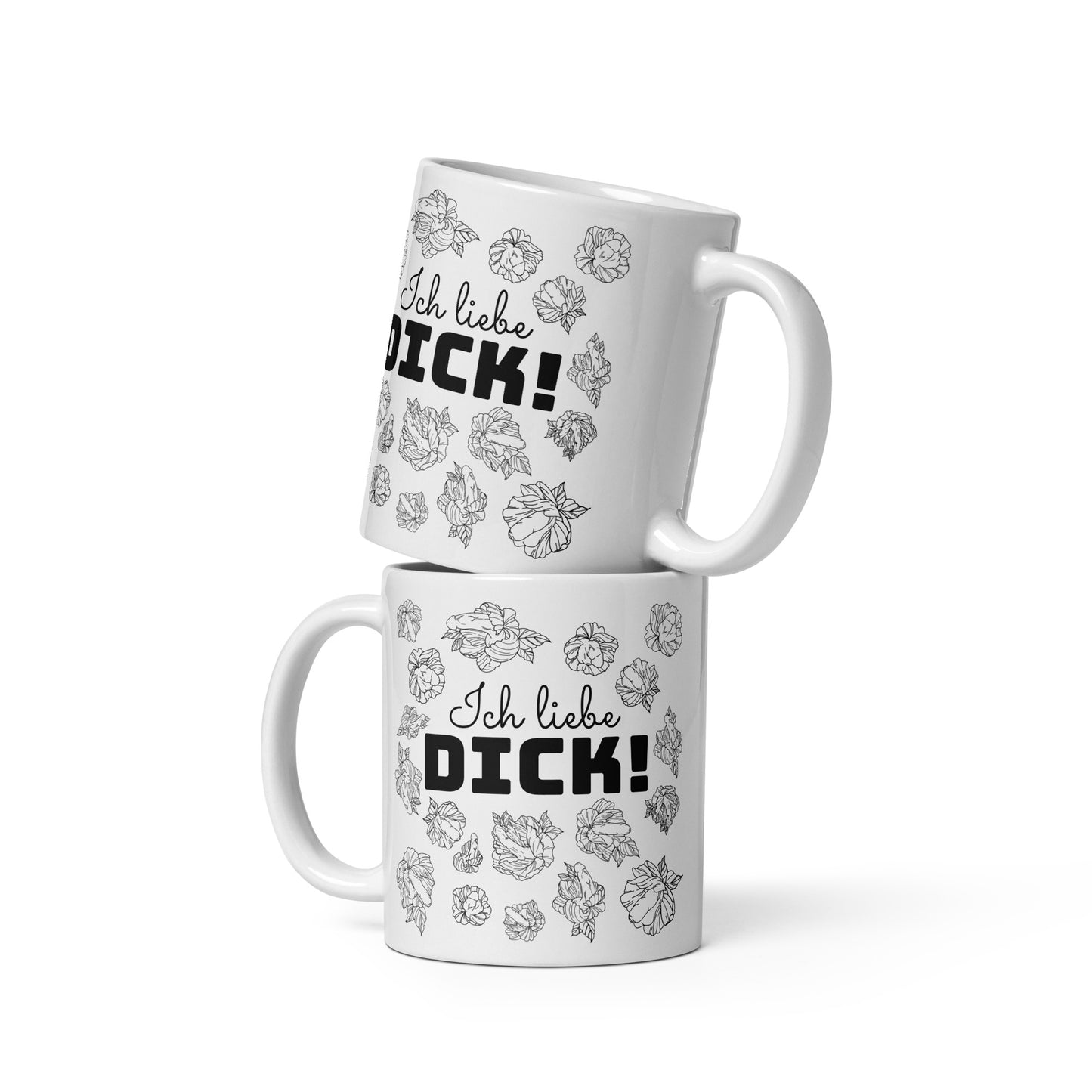 Ich liebe Dick! Tasse weiß